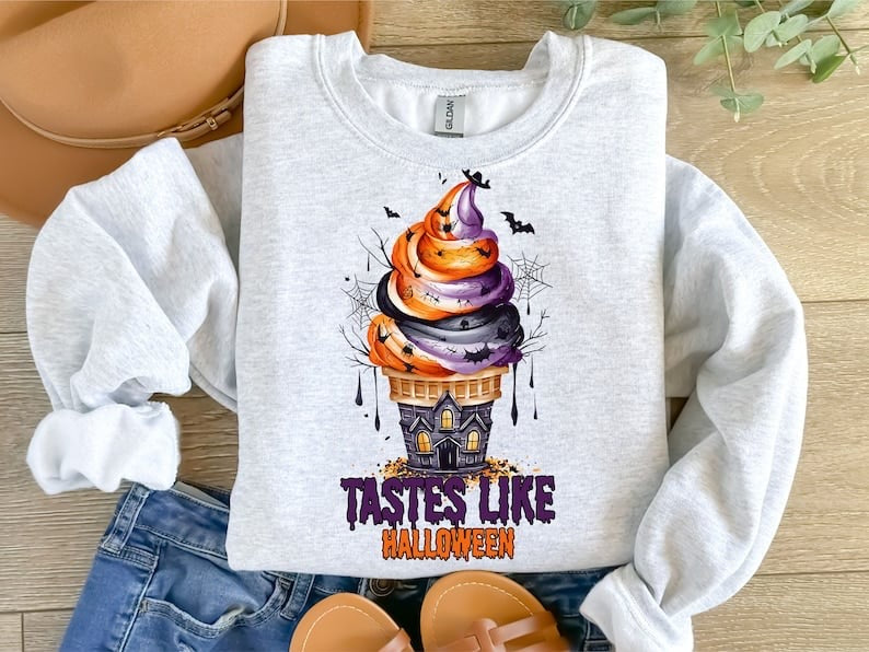 Tastes like halloween ice cream 37573 DTF transfer