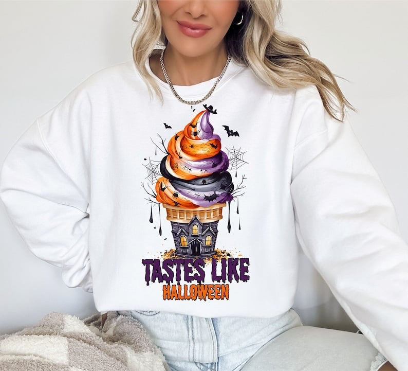 Tastes like halloween ice cream 37573 DTF transfer