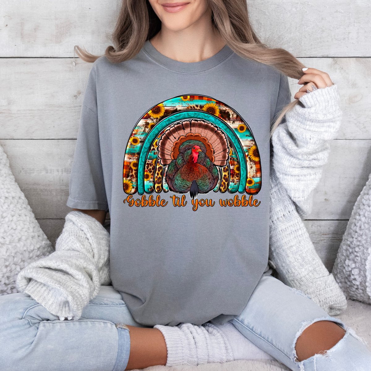 Gobble till you wobble-38185-DTF transfer