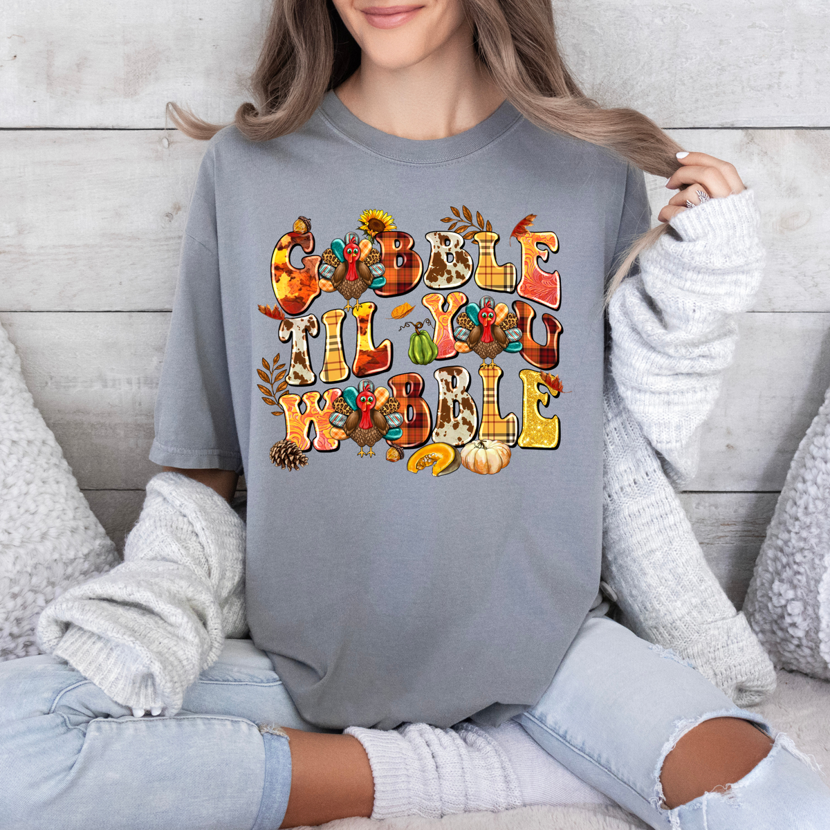 Gobble till you wobble-38181-DTF transfer