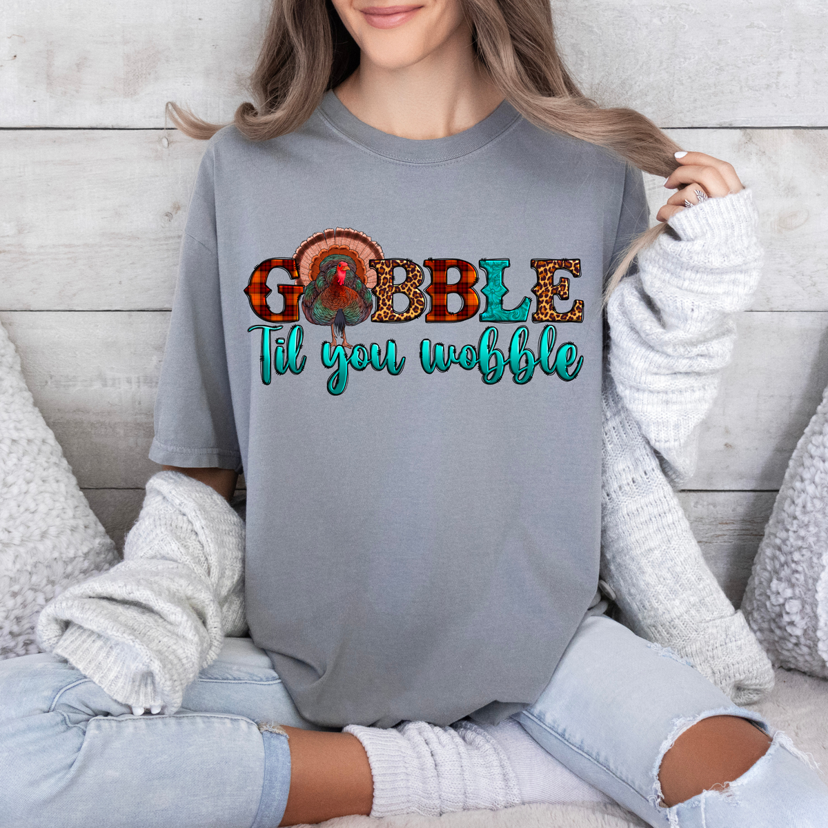 Gobble till you wobble-38254-DTF transfer