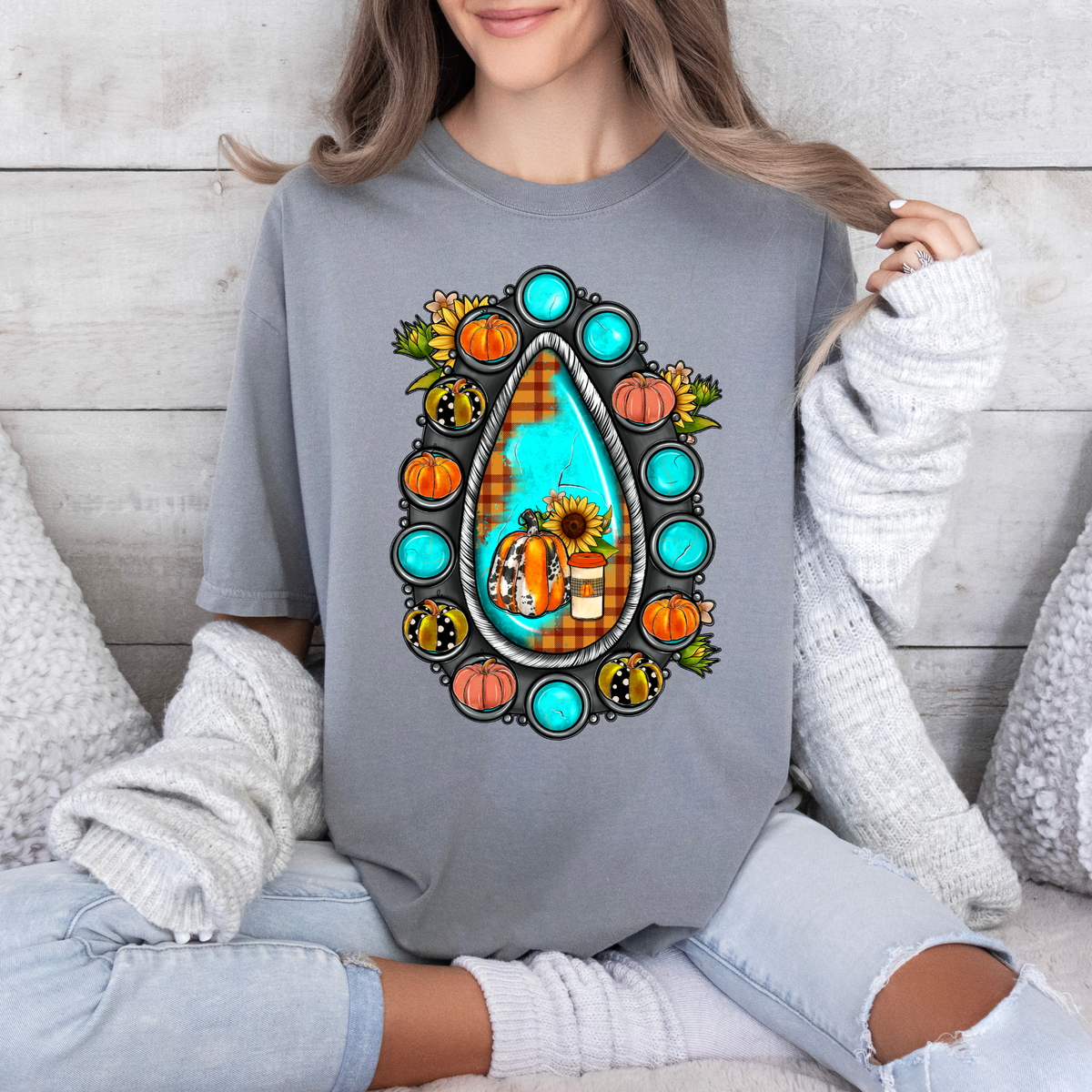 Turquoise -38216-DTF transfer