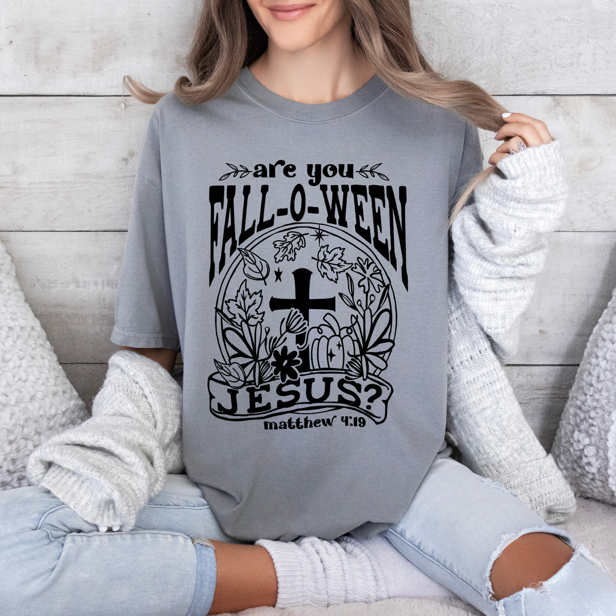 Are you Fall-o-ween Jesus-38218-DTF transfer