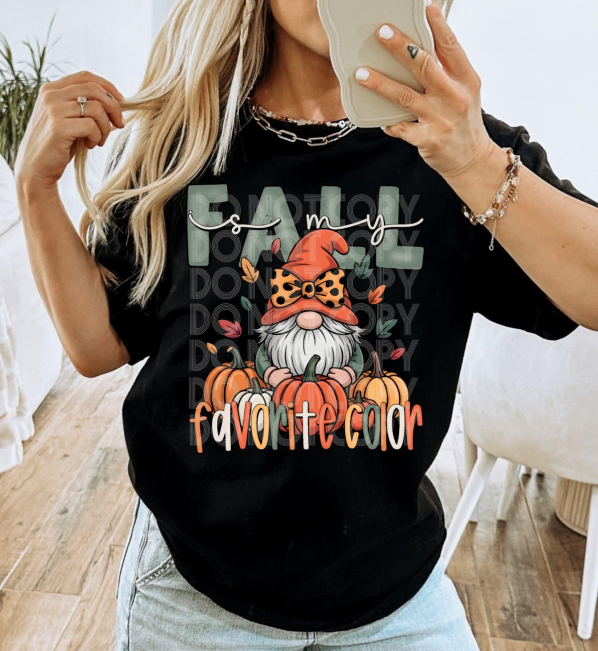 Fall is my Favorite Color gnome PH DTF transfer