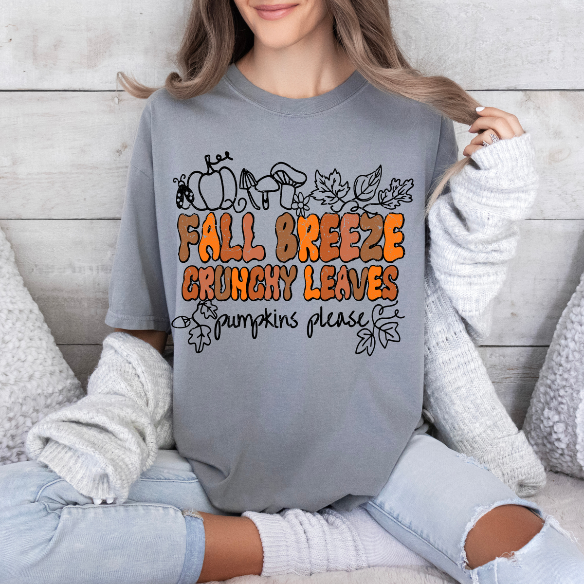 Fall Breeze Crunchy Leaves-38153-DTF transfer