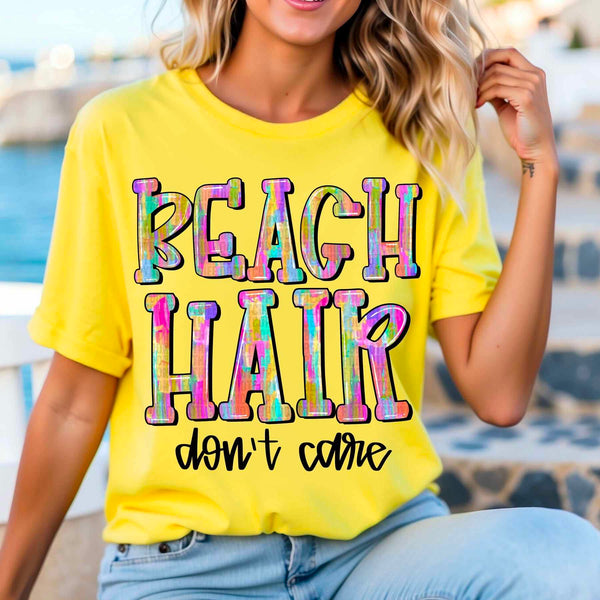 Beach hair don’t care 27454 DTF transfer