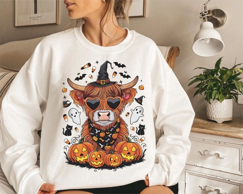 Halloween cow 37689 DTF transfer