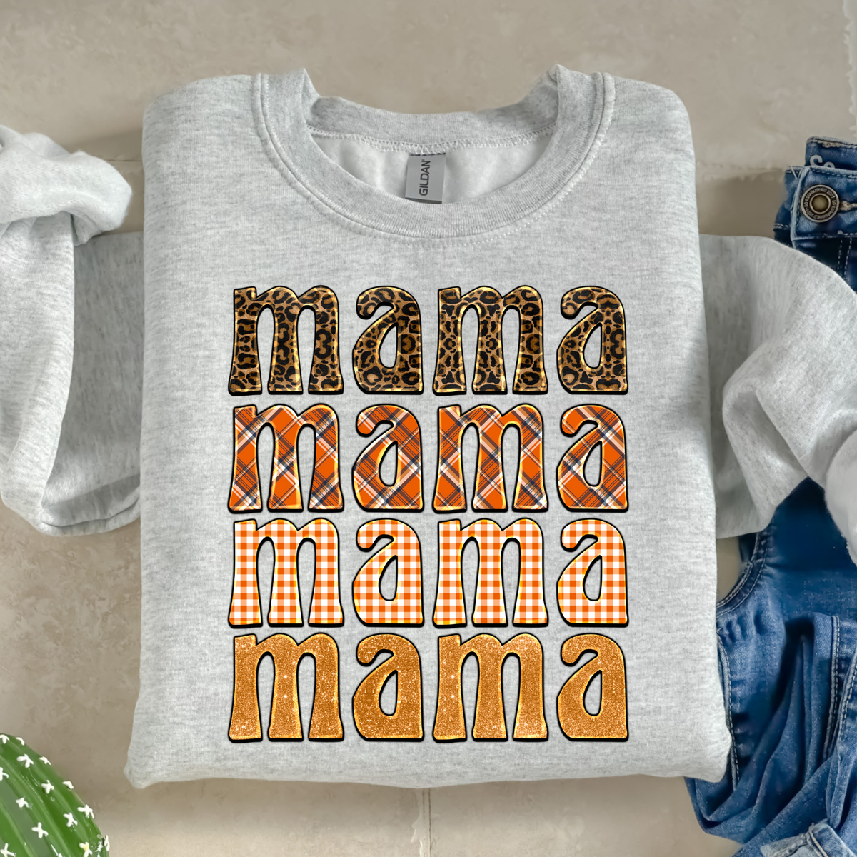 Mama stacked -38265-DTF transfer