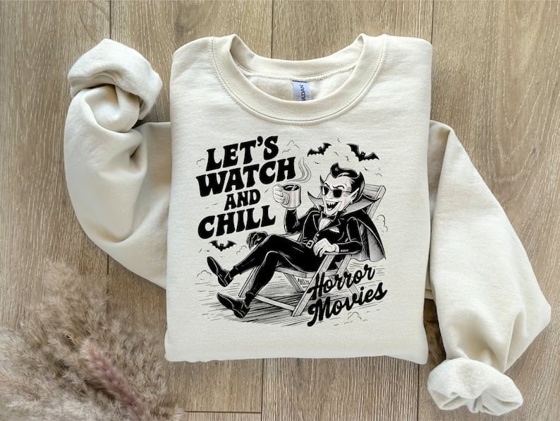 Let’s watch and chill 37684 DTF transfer