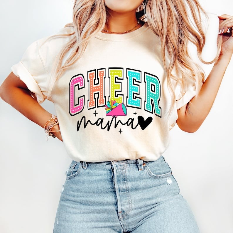 Cheer mama colorful 37753 DTF transfer