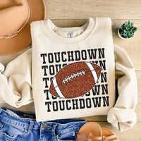 Touchdown stacked football 37749 DTF transfer