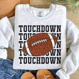 Touchdown stacked football 37749 DTF transfer