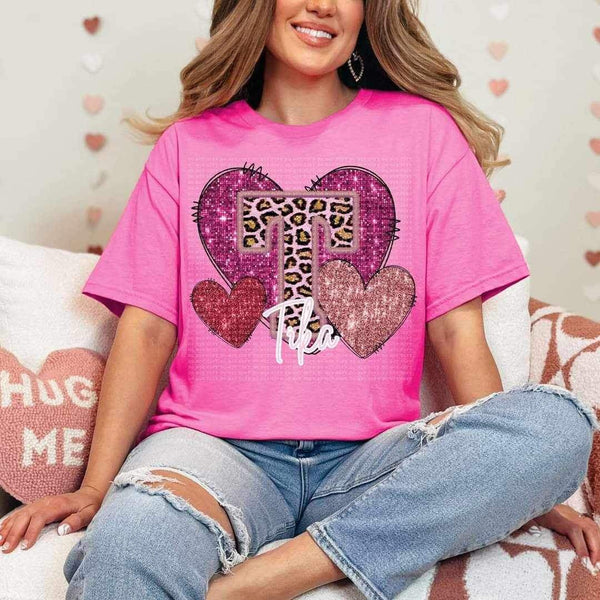 T tika sequin hearts (ECHT) 17996 DTF TRANSFER