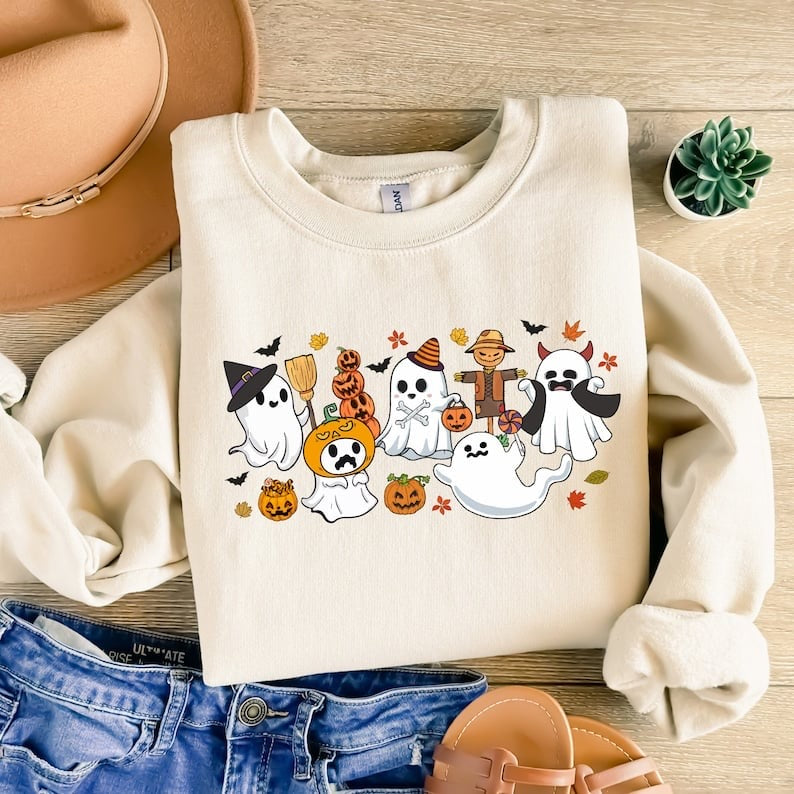 Halloween ghosts 37675 DTF transfer