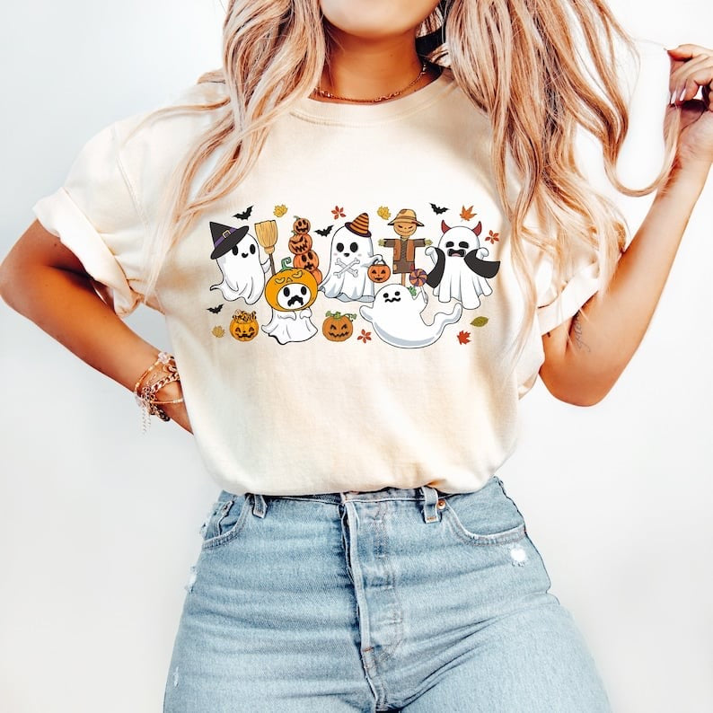 Halloween ghosts 37675 DTF transfer