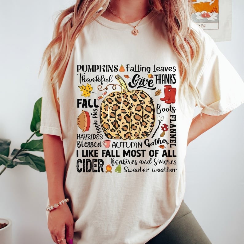 Fall subway leopard pumpkin 37617 DTF transfer