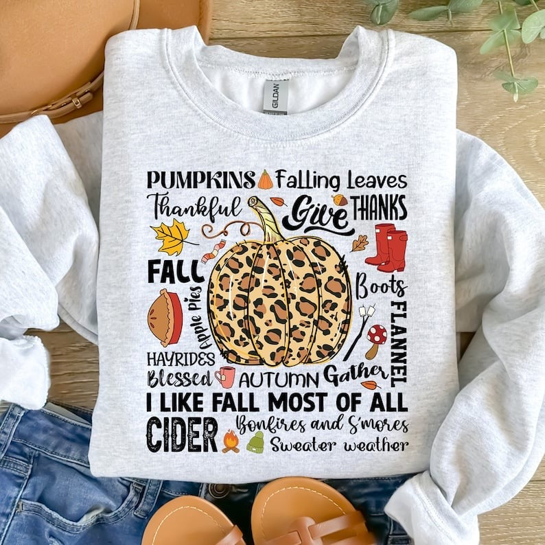 Fall subway leopard pumpkin 37617 DTF transfer
