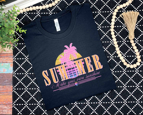 Summer make your own sunshine GRUNGE 27476 DTF transfer