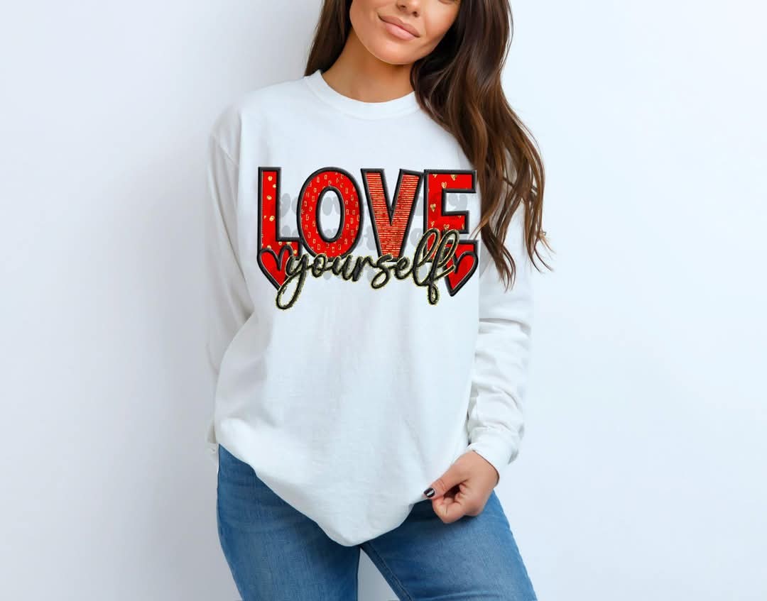 Love yourself (C’s) 75125 DTF transfer