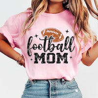 Football mom black glitter font 37742 DTF transfer