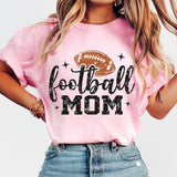 Football mom black glitter font 37742 DTF transfer