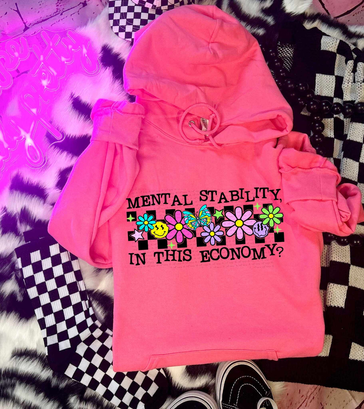 Mental stability in this economy? Flowers 27481 DTF transfer