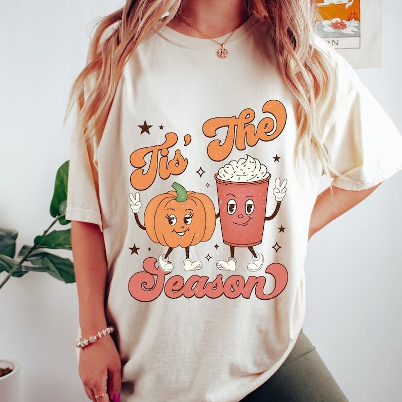 Tis the season pumpkin and latte 37611 DTF transfer
