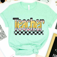 Teacher pencil font 27488 DTF transfer