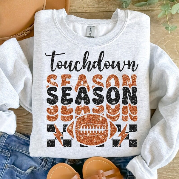 Touchdown season stacked glitter 37735 DTF transfer