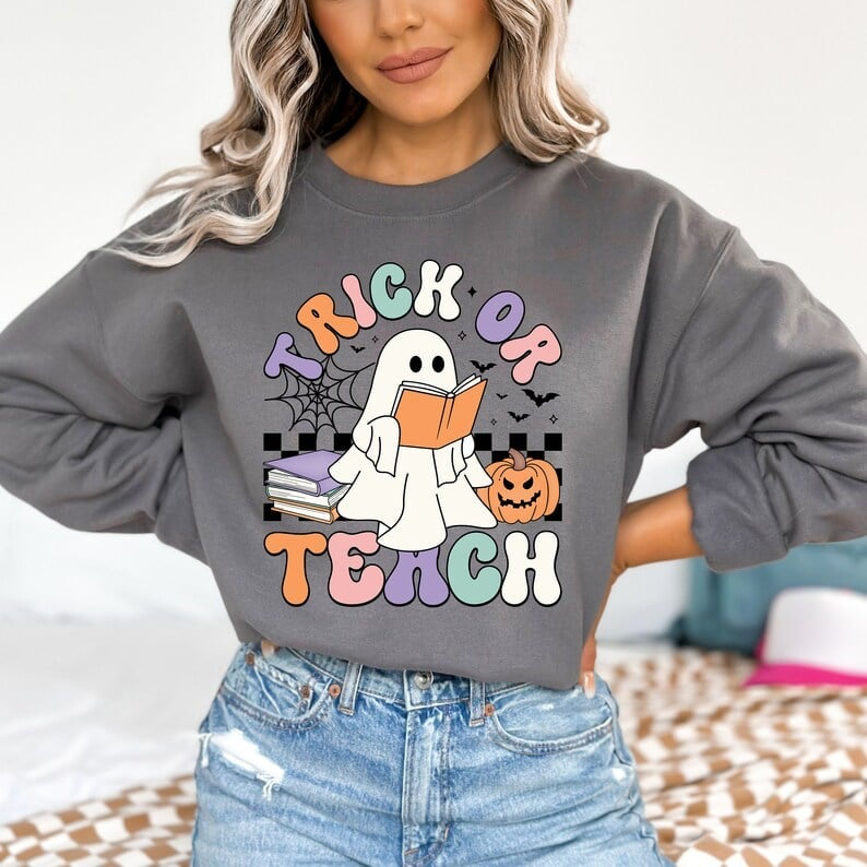 Trick or teach ghost 37664 DTF transfer