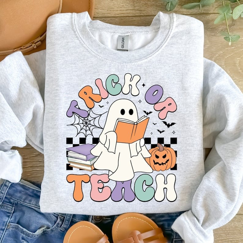 Trick or teach ghost 37664 DTF transfer