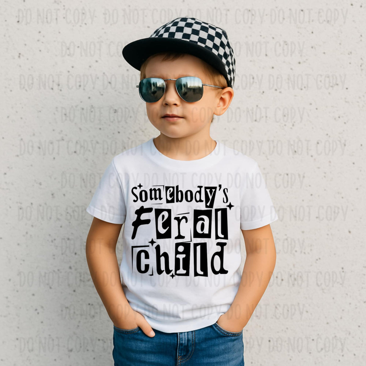 Somebody’s Feral Child 111701 DTF transfer