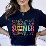 Sweet sweet summer colorful stacked 27505 DTF transfer