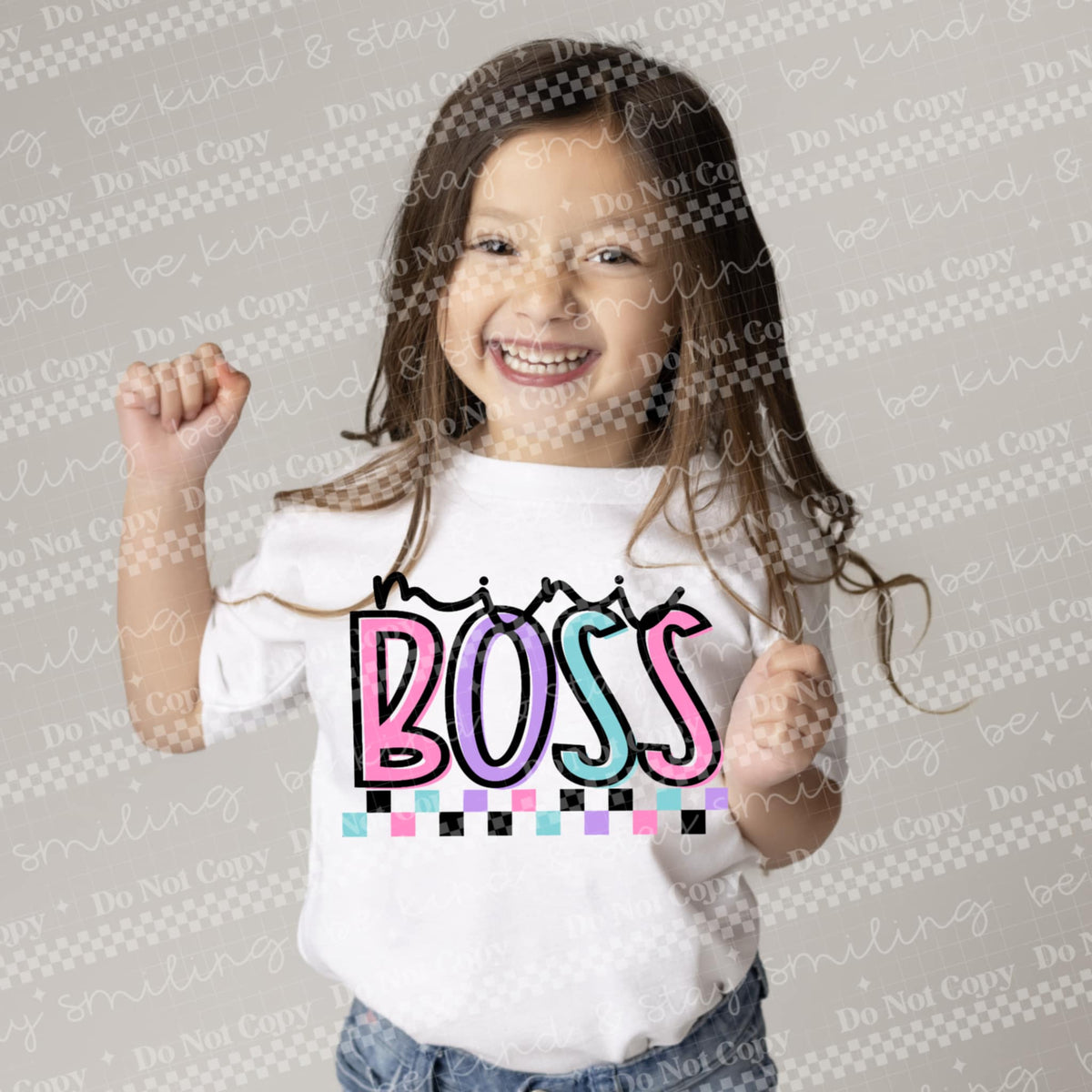 Mini Boss girls 111709 DTF transfer