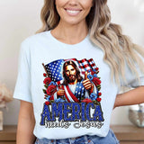 America needs jesus 27498 DTF transfer