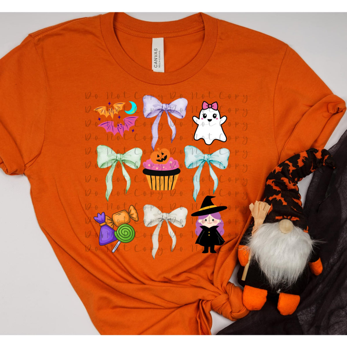 Halloween bows cupcake Collage 111705 DTF transfer