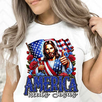 America needs jesus 27498 DTF transfer