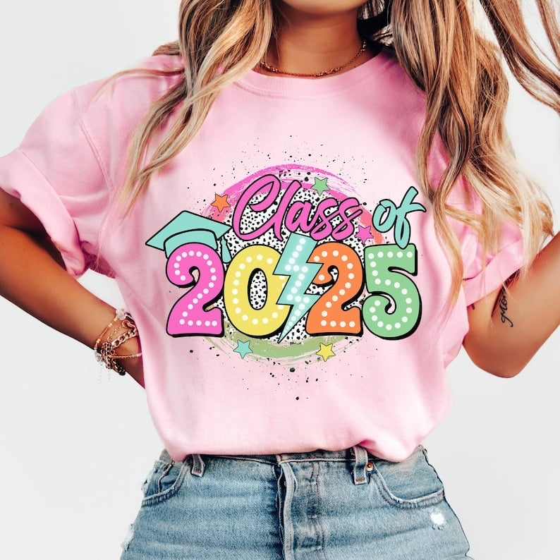 Class of 2025 37717 DTF transfer