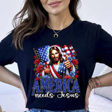 America needs jesus 27498 DTF transfer