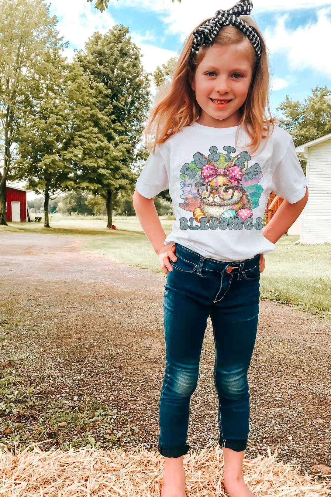 Easter blessings bunny 19052 DTF TRANSFER