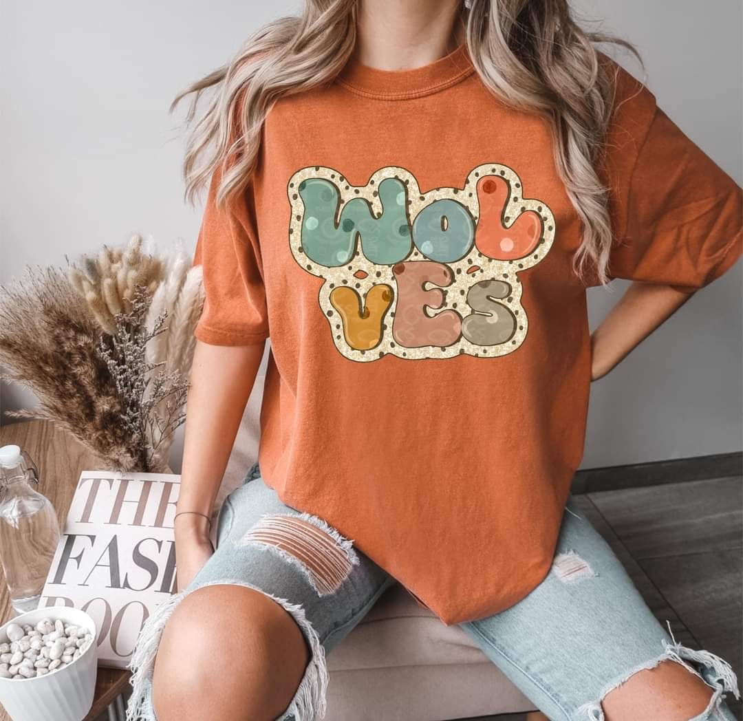 Wolves boho (C’s) 60247 DTF transfer