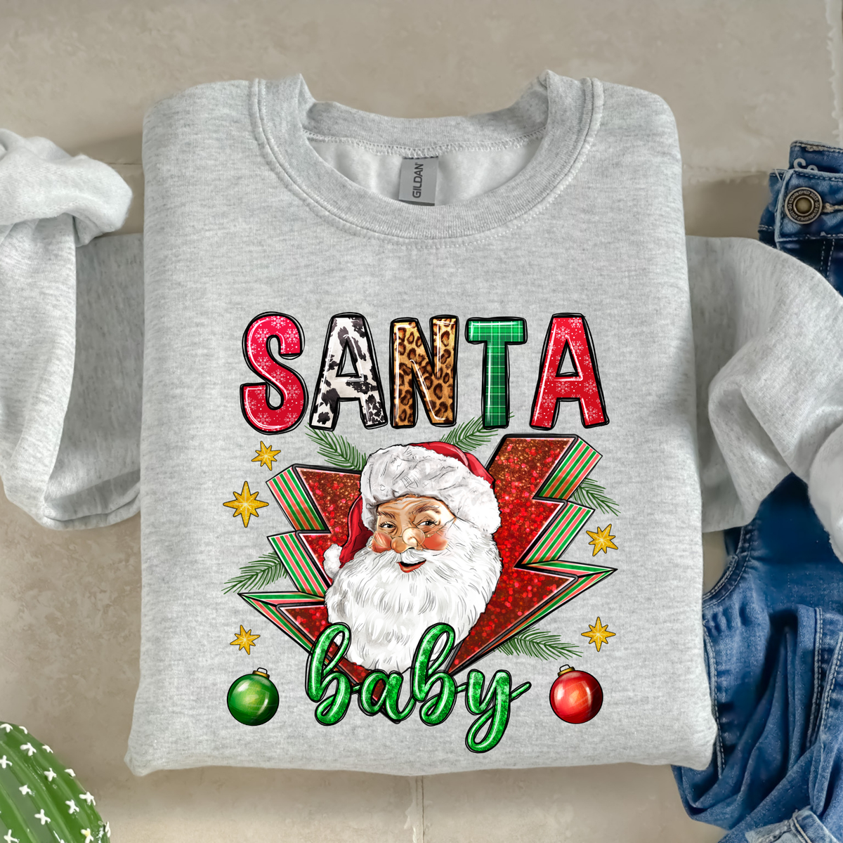 Santa Baby-38507-DTF transfer