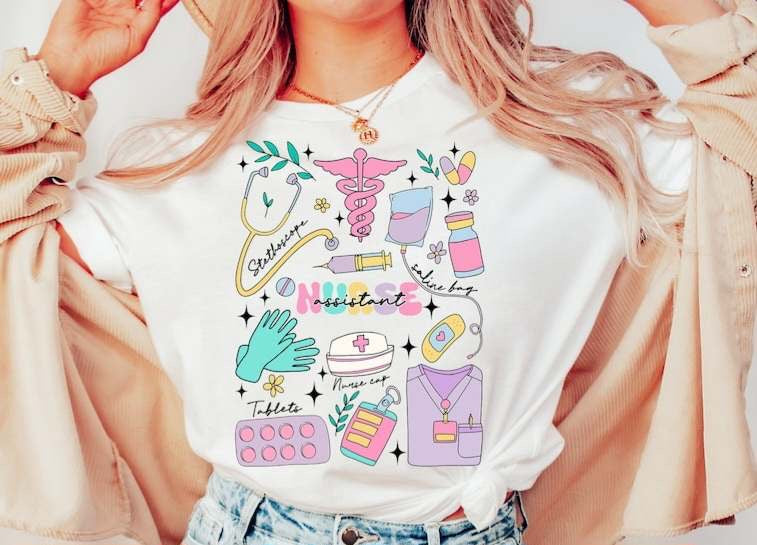 nurse assistant subway 27546 DTF transfer