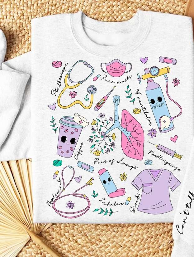 Respiratory therapist subway 27545 DTF transfer