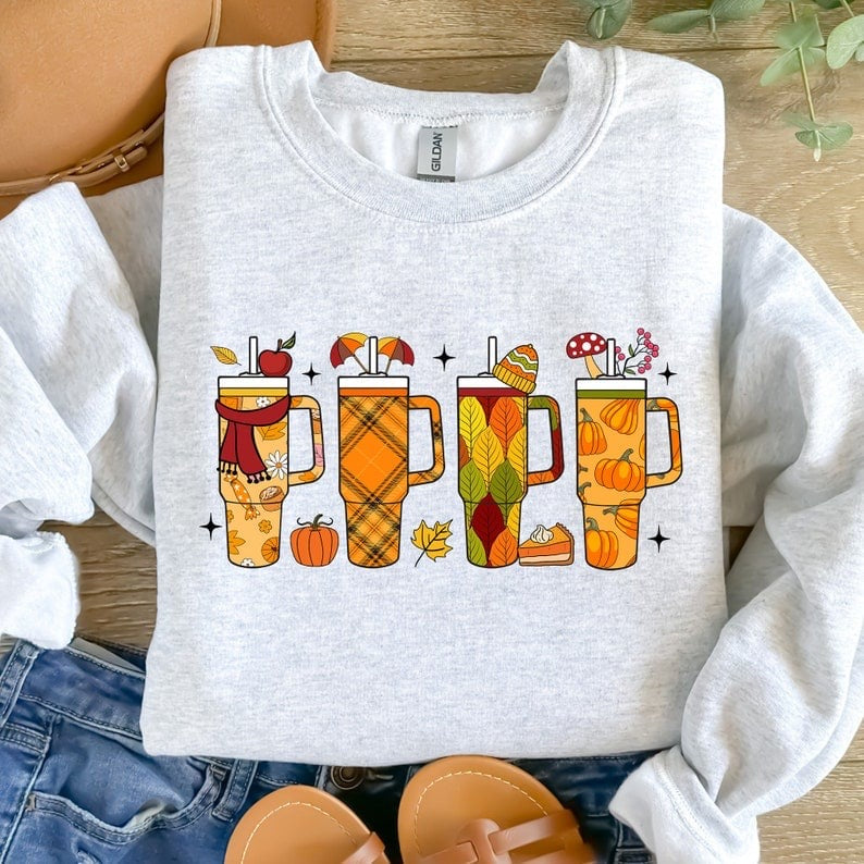 Fall cups 37598 DTF transfer