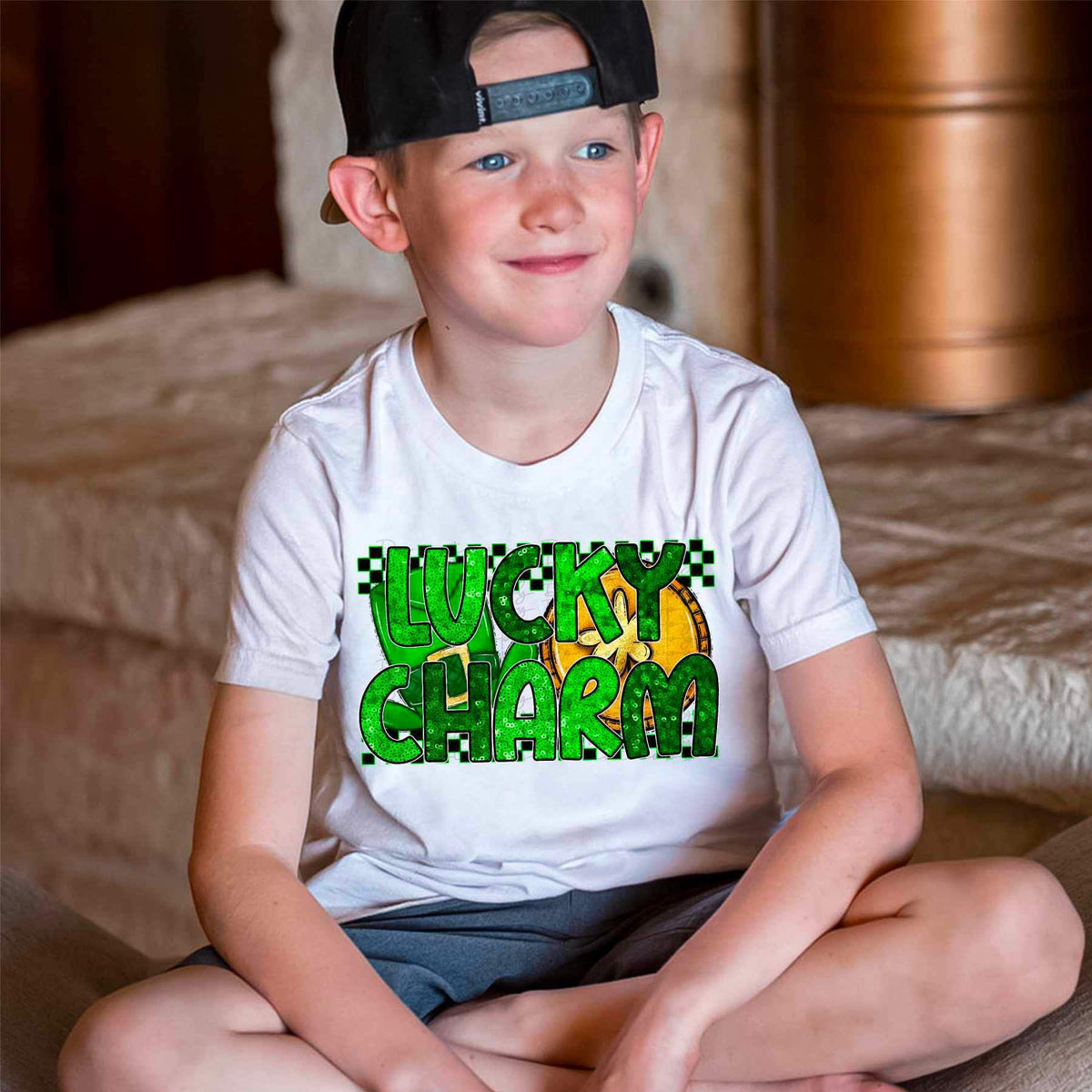 Lucky charm hat and coin 19117 DTF TRANSFERLE