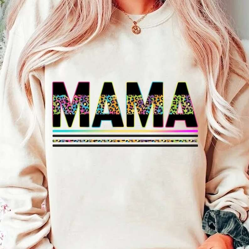 Mama black and LF 27525 DTF transfer