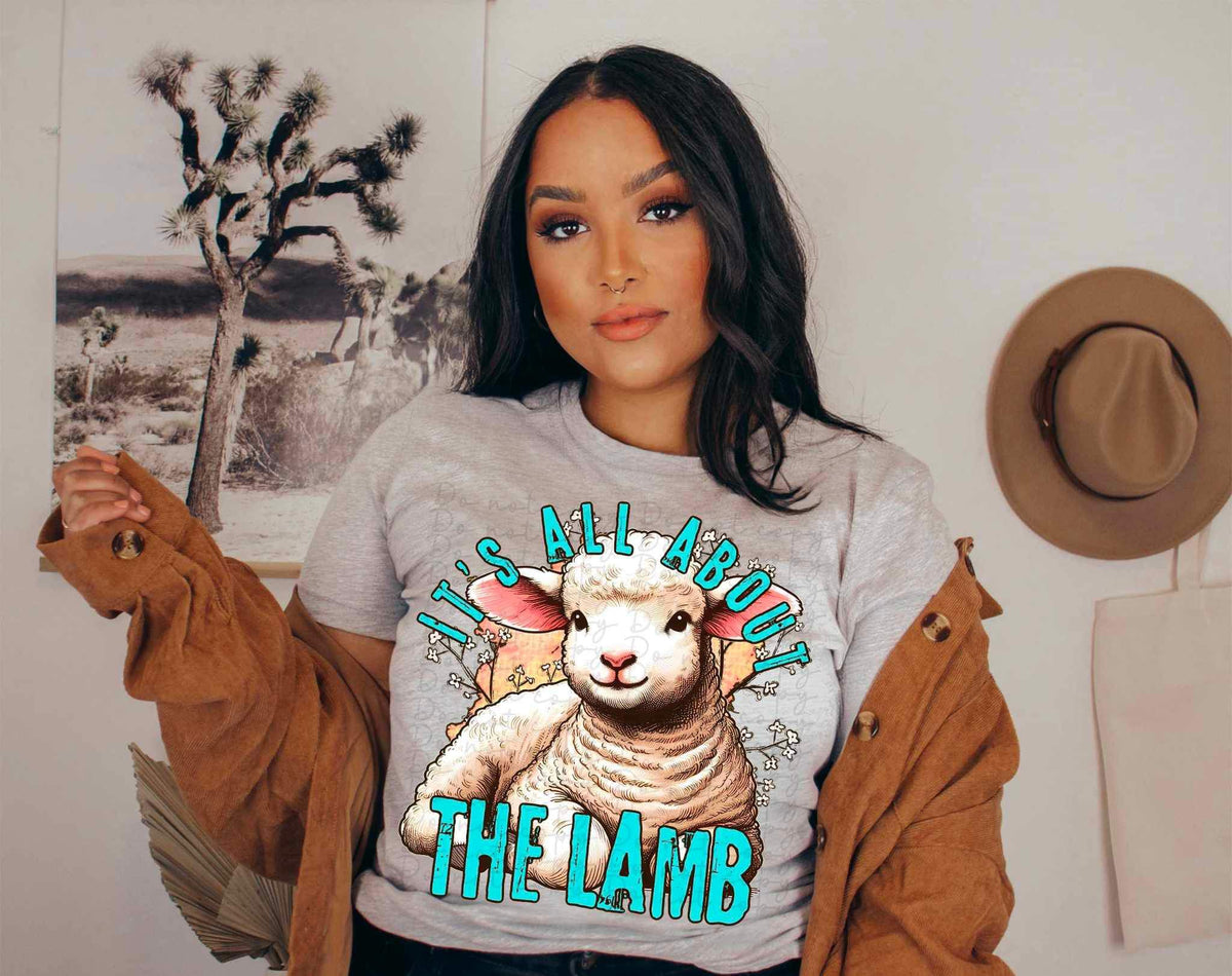 Its all about the lamb 19120 DTF TRANSFER