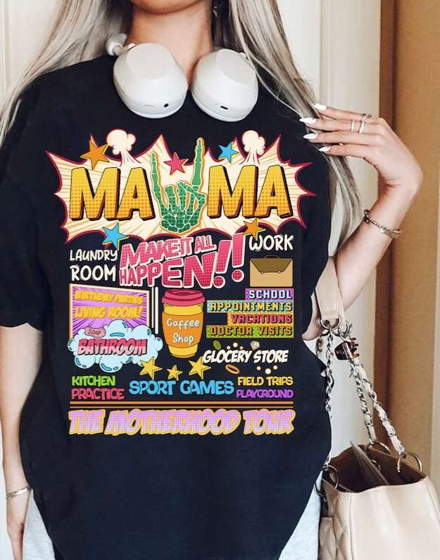 Mama comic style 27523 DTF transfer