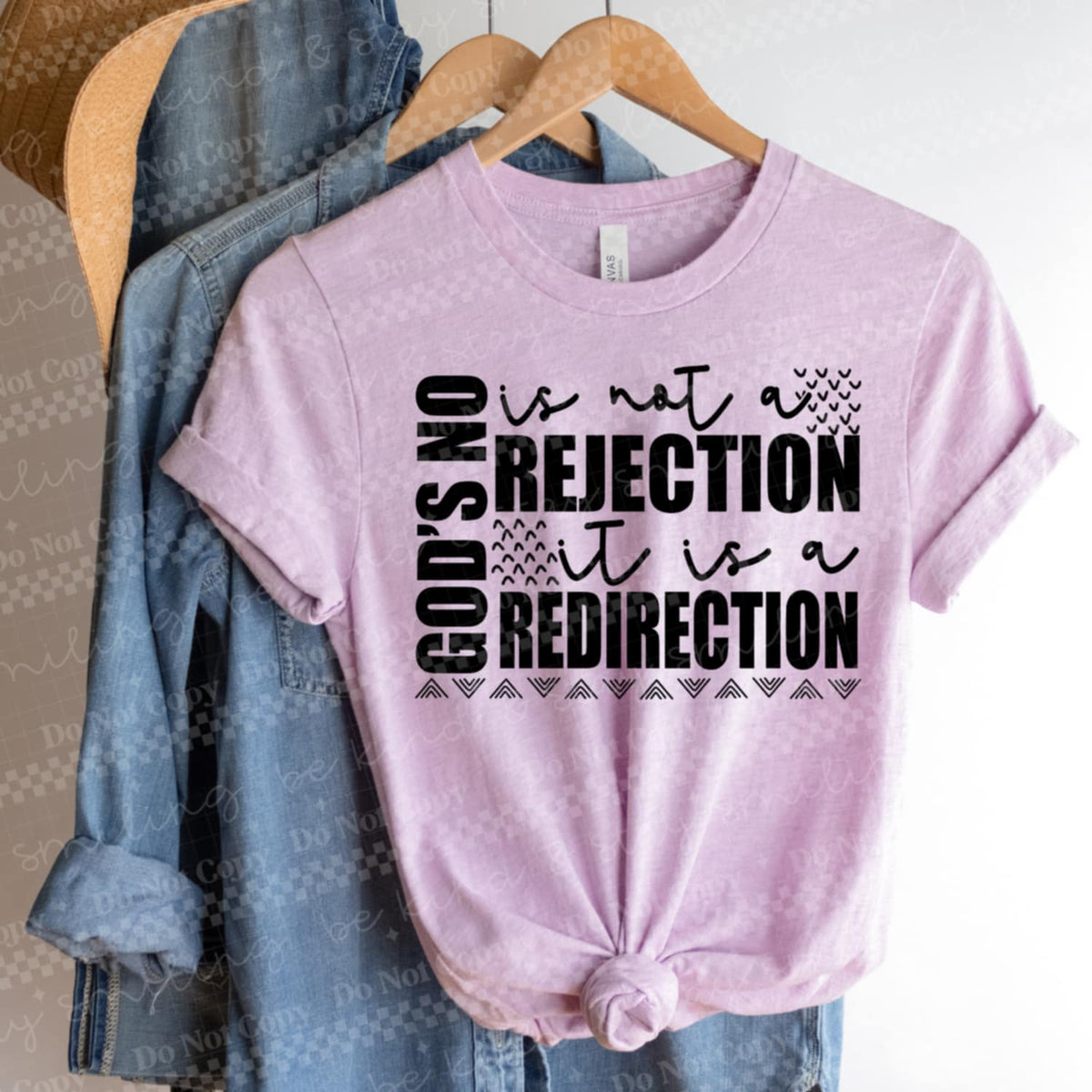 Gods Rejection Redirection CMLD DTF transfer